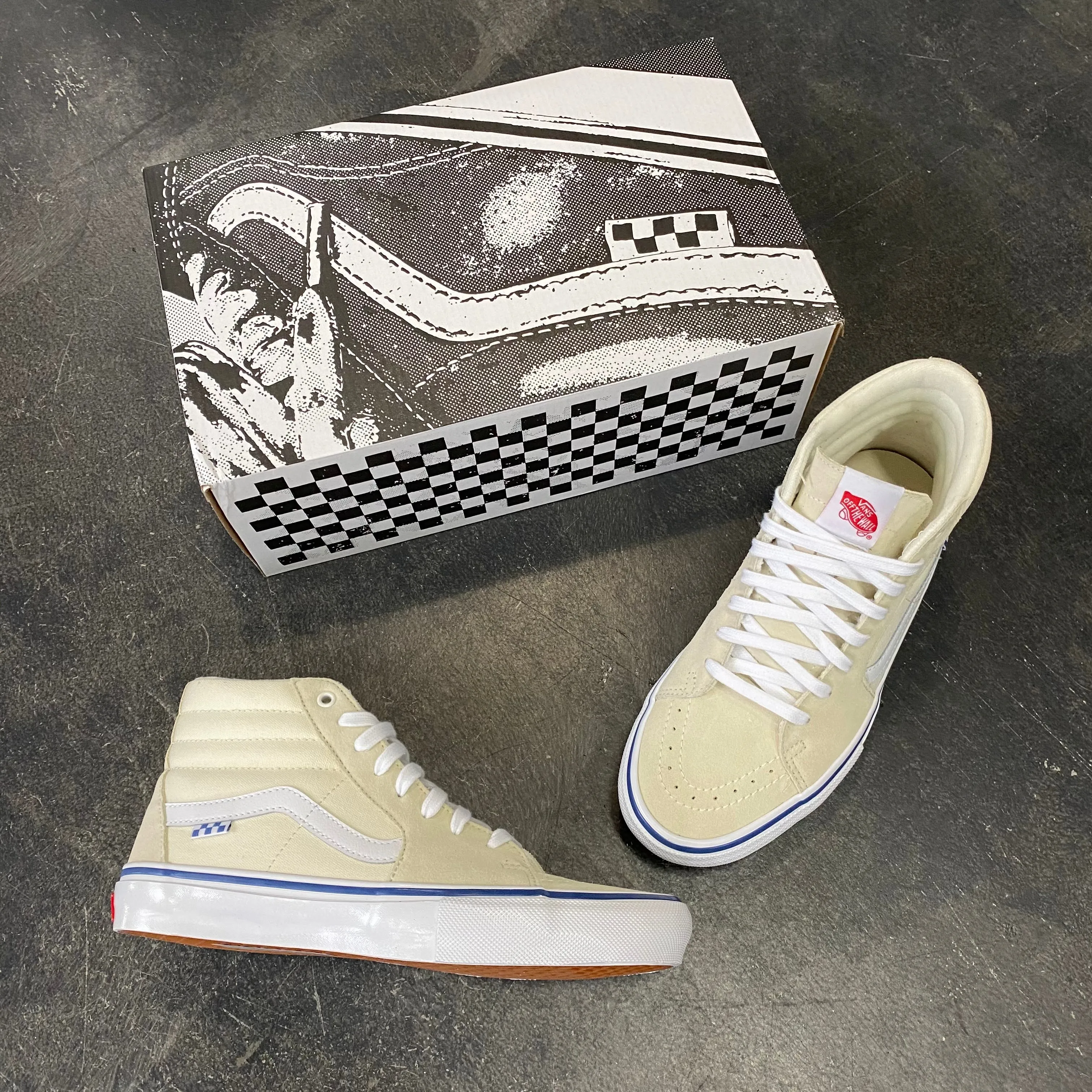 Vans Skate Sk8-Hi Off White