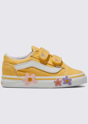 Vans Toddler Old Skool V Flower Shoes