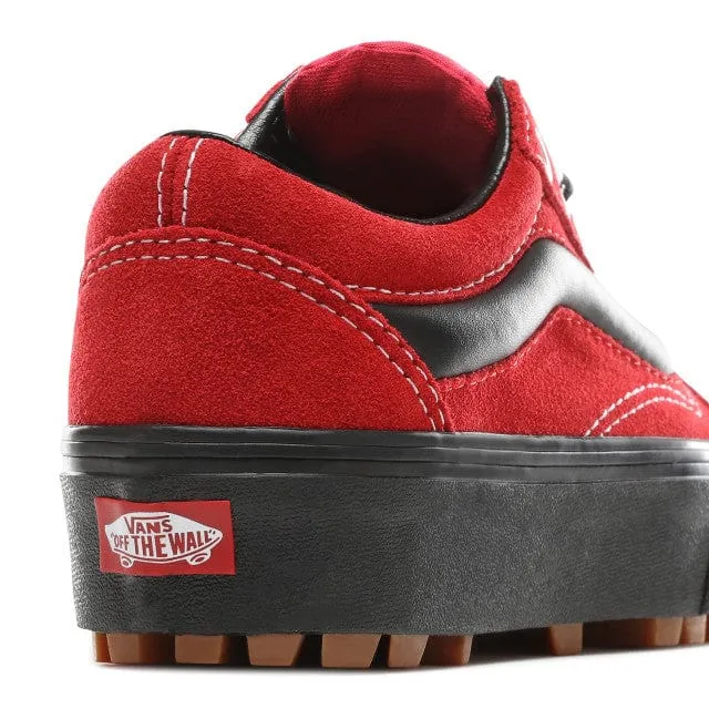 Vans Unisex Lifestyle Vn0A3Wlxvrx1 Old Skool Red Shoes