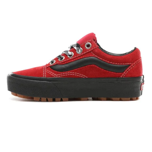 Vans Unisex Lifestyle Vn0A3Wlxvrx1 Old Skool Red Shoes