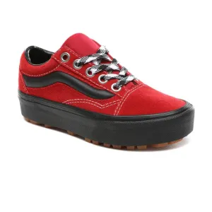 Vans Unisex Lifestyle Vn0A3Wlxvrx1 Old Skool Red Shoes