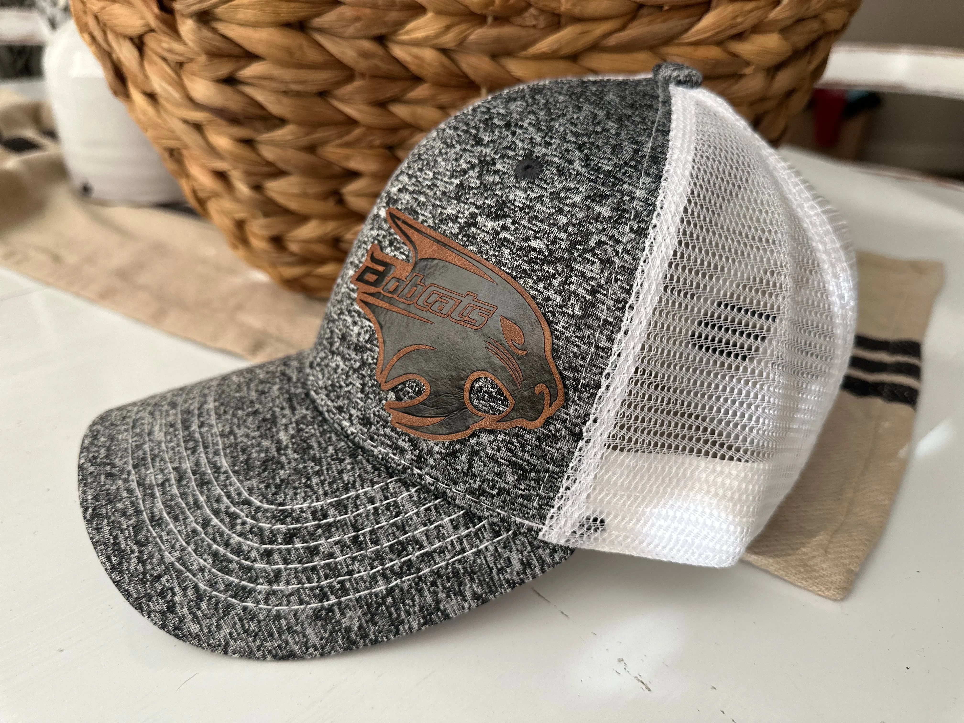 Vintage Bobcat Head Hats