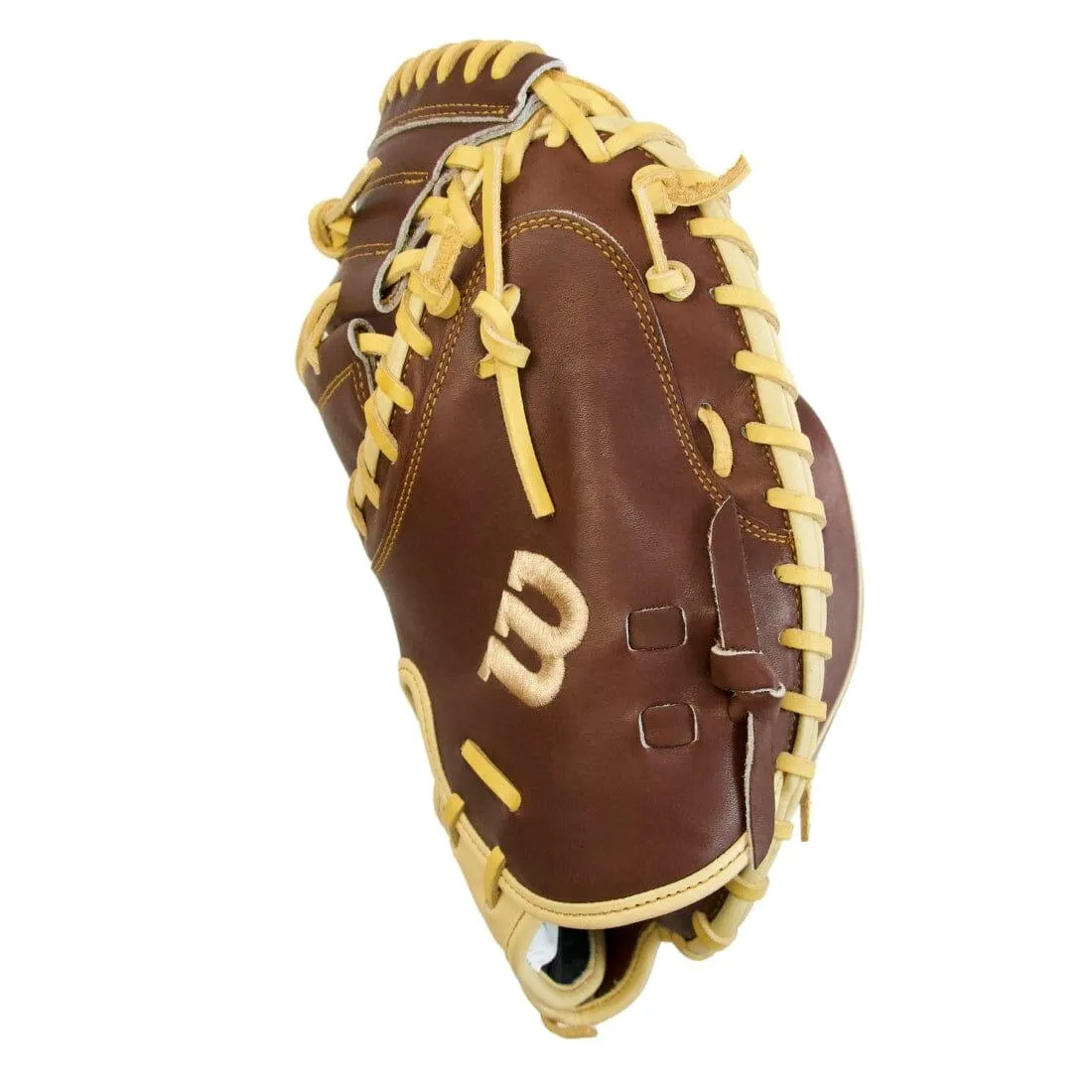 Wilson A2000 CM33 "Ole' Hickory" 33" Baseball Catcher's Mitt: Dark Brown and Blonde