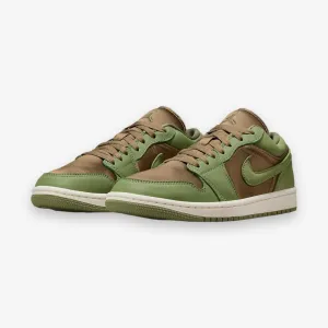 Women's Air Jordan 1 Low SE Brown Kelp Sky J Lt Olive Sail FB9893-300