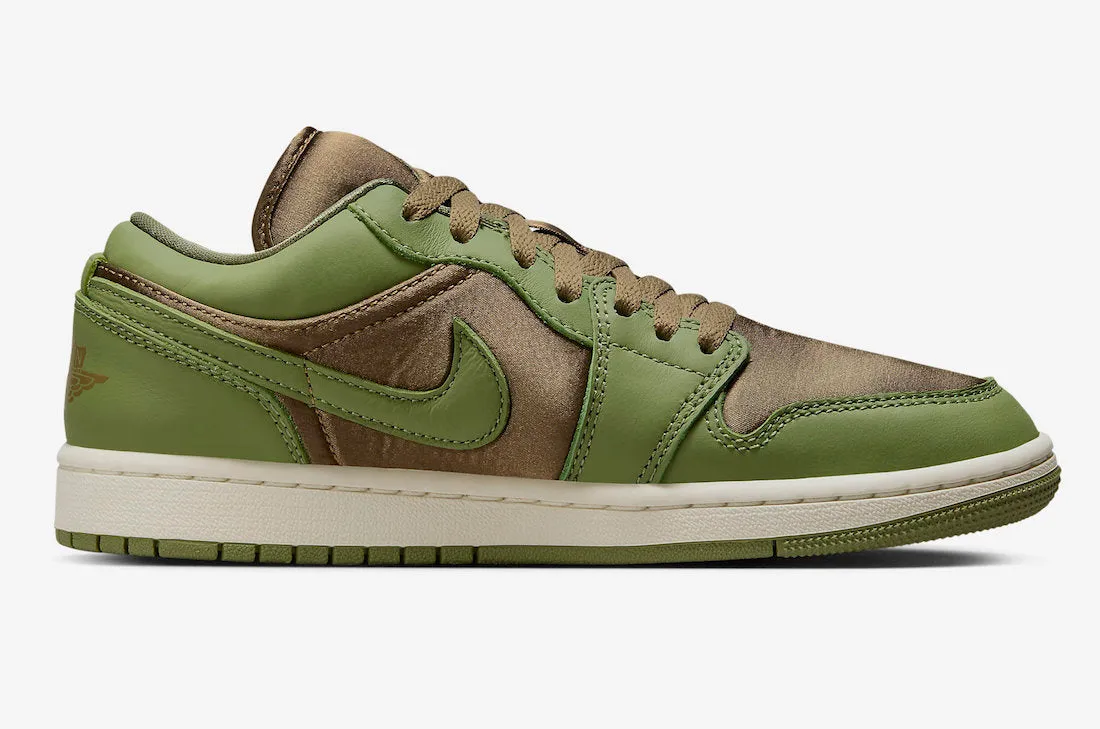 Women's Air Jordan 1 Low SE Brown Kelp Sky J Lt Olive Sail FB9893-300