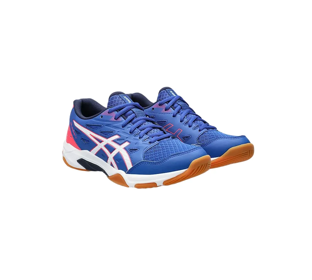 Womens Asics Gel-Rocket 11 Blue/ White Indoor Sports Athletic Shoes