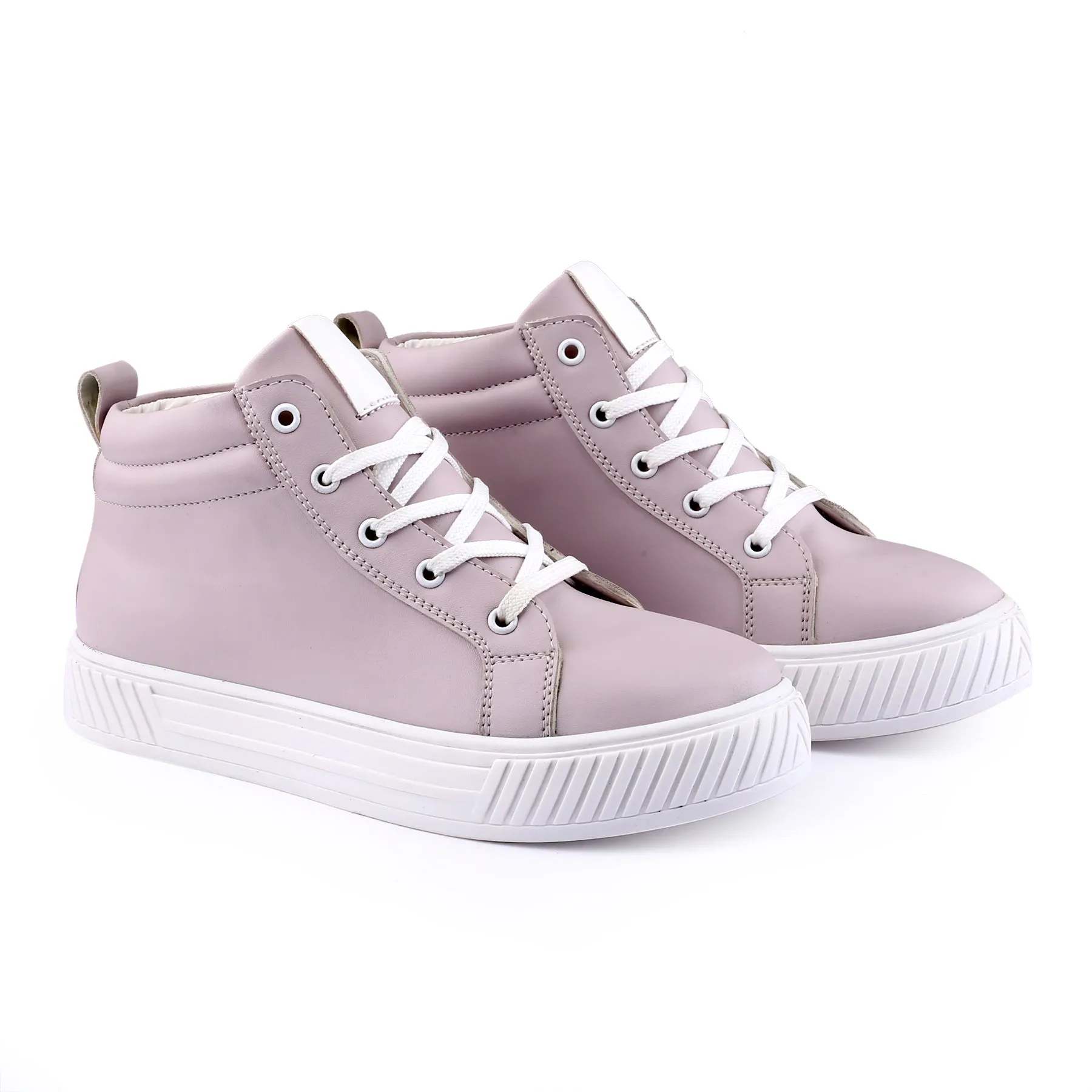 Women's Premium Vegan Leather Casual Lace-up Shoes