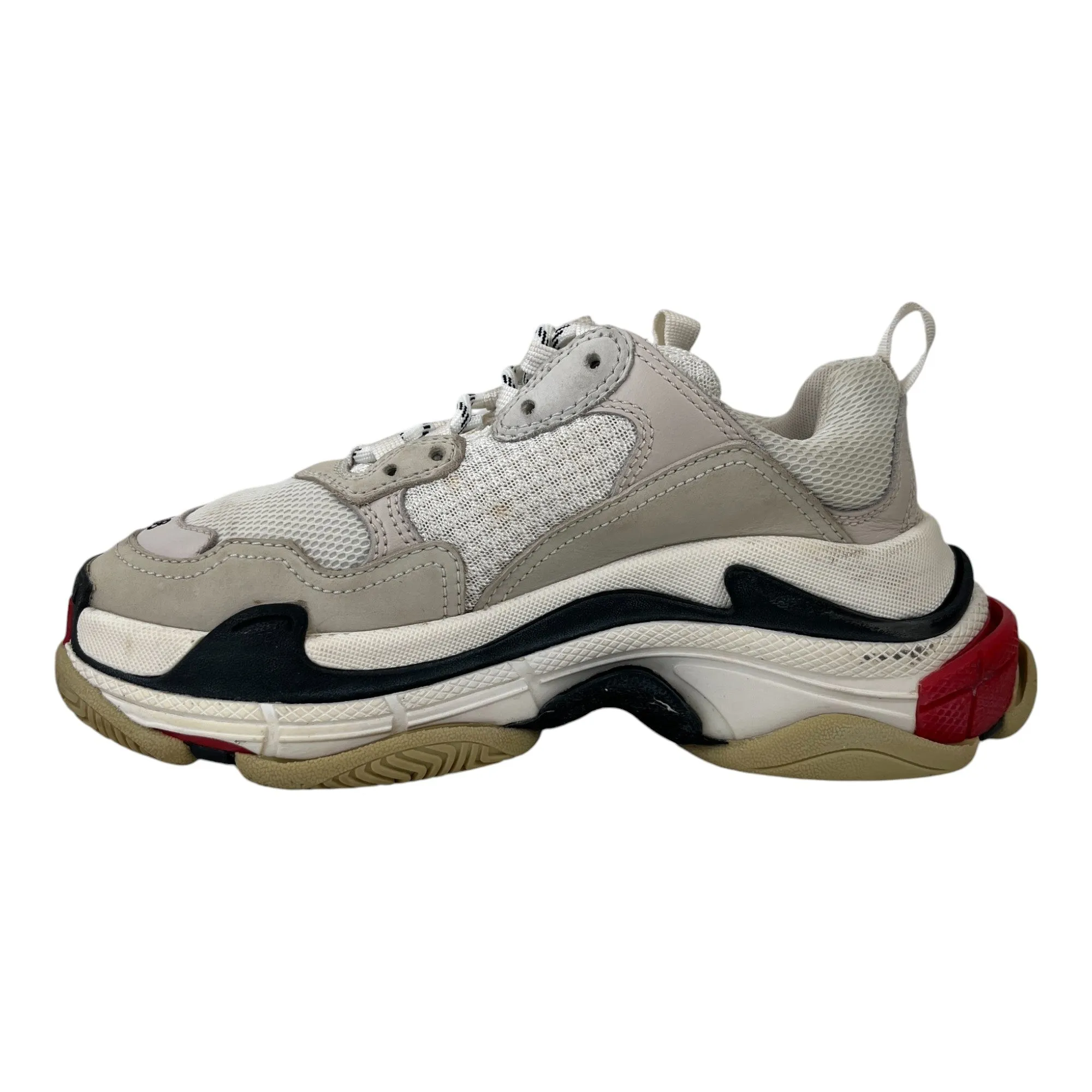 Women's Triple S Low Trainers Beige Size EU 38 / UK 5