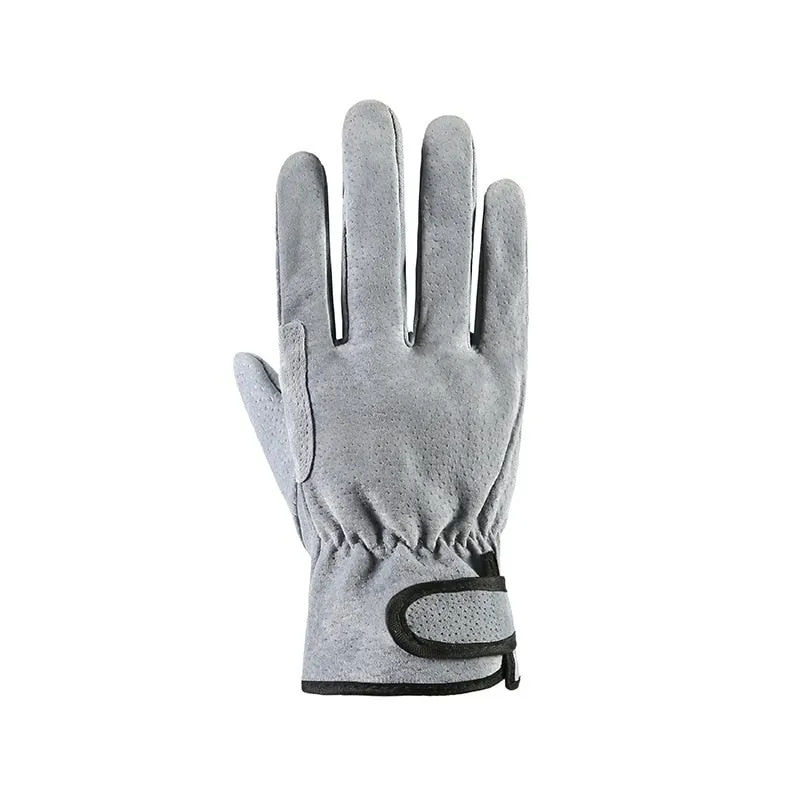 Work Gloves Leather Workers Work Welding Safety Protection Garden Sports Motorcycle Driver Wear-resistant Gloves Heat Insulation