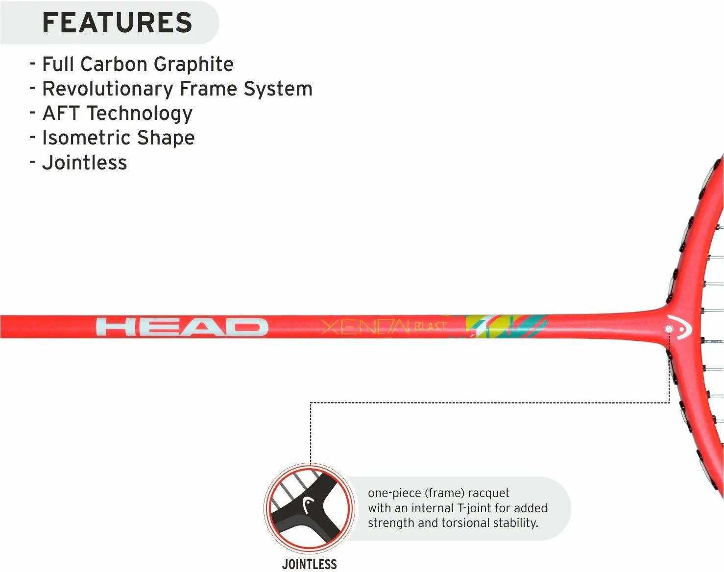 Xenon Blast HM Graphite Badminton Racquet Strung