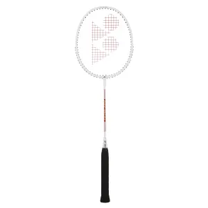 YONEX GR 303i Aluminium Strung Badminton Racket with Full Racket Cover (White) | For Beginners | 83 grams | High Durability